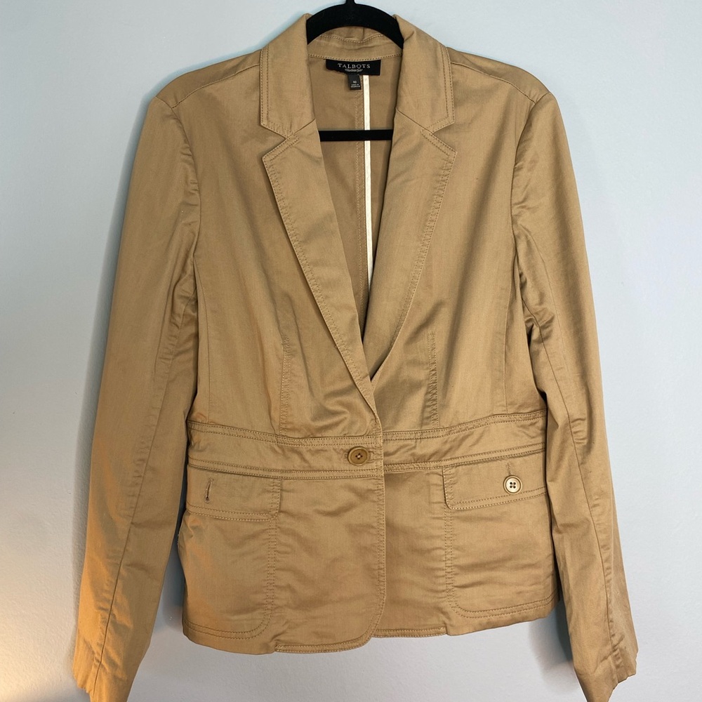 Neutral Light Jacket | TALBOTS | M
